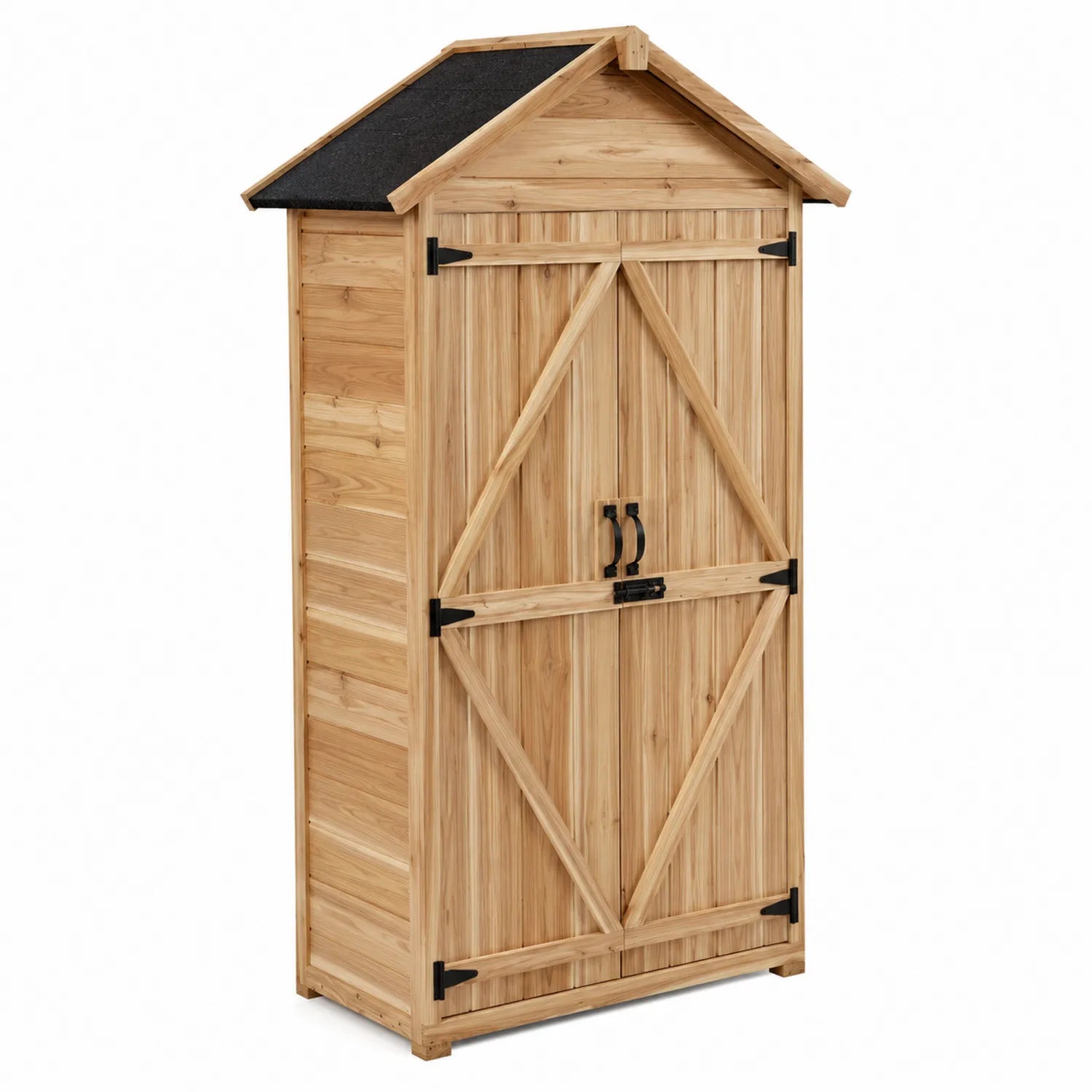 Cobertizo de Madera de Abeto para Exterior 190x80x45 cm