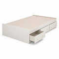 Cama de Madera con Cajones 190x90x40 cm Blanco