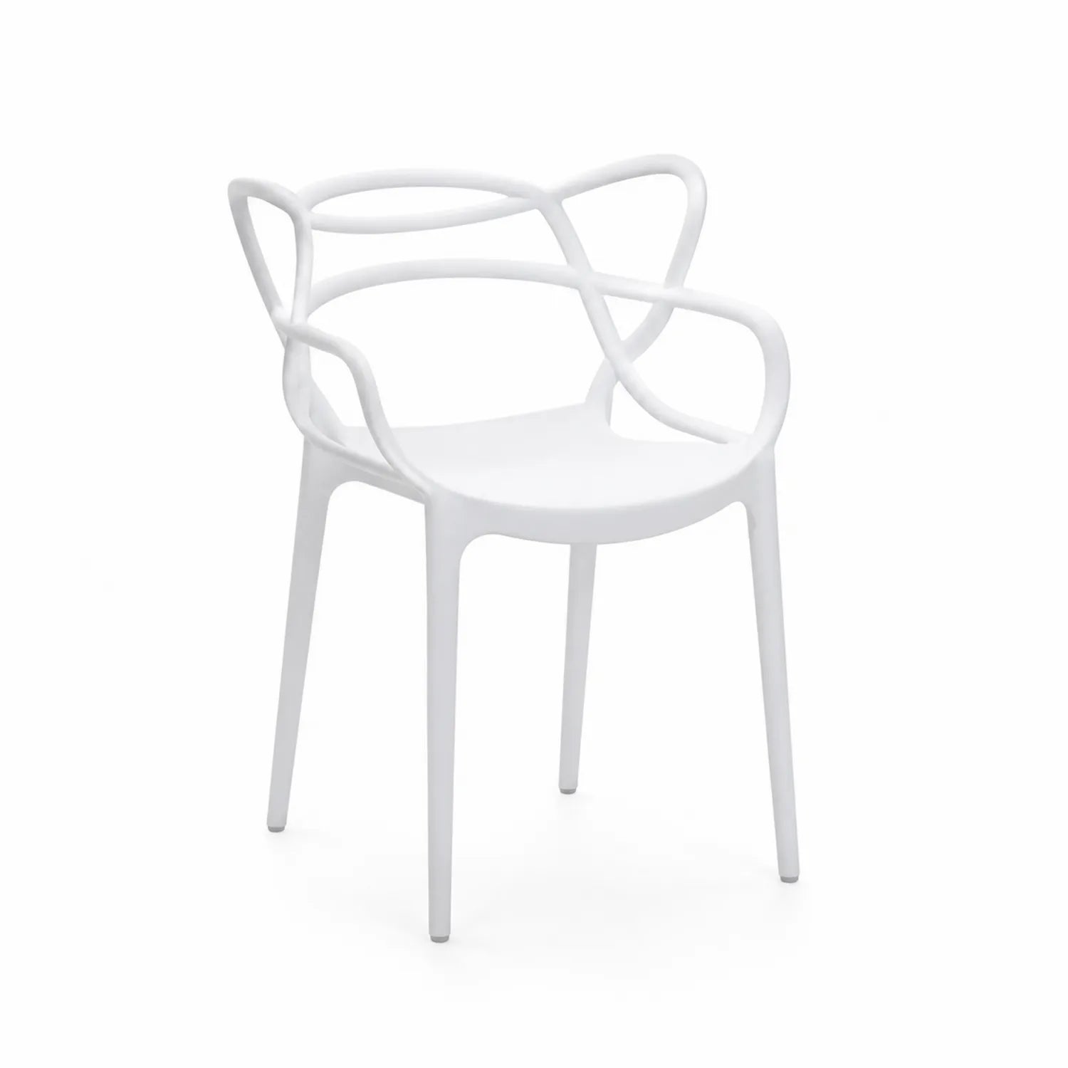 Silla de polipropileno blanca
