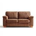 Modern Sofa Set Corduroy Fabric 150x90x85 cm - Brown